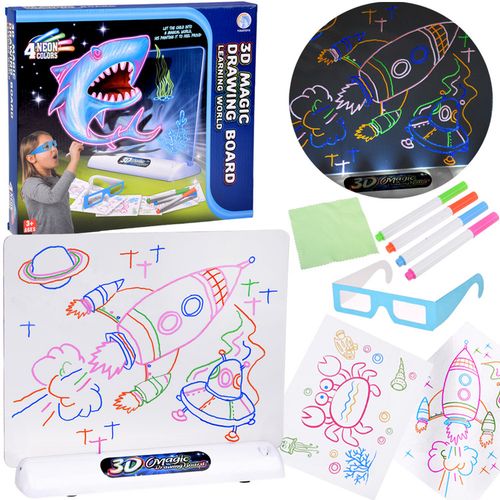 TWÓRCZE RYSOWANIE MAGICZNA TABLICA AKCESORIA na Arena.pl