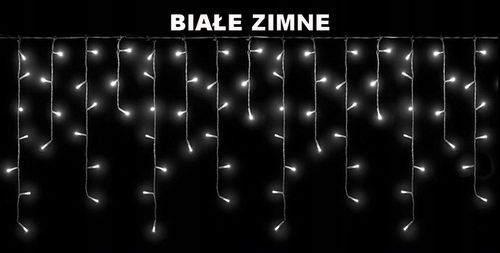 SOPLE 500 LED LAMPKI ZEWNĘTRZNE ŚWIĄTECZNE BIAŁE 8 TRYBÓW IP44 na Arena.pl