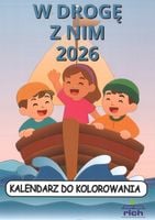 Kalendarz do kolorowania 2026 W drogę z Nim - blok rysunkowy