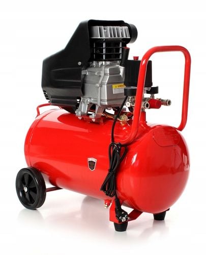 KOMPRESOR OLEJOWY SPRĘŻARKA 50L 9 BAR GRATIS ZESTAW 6w1 + 2x OLEJ 1L na Arena.pl