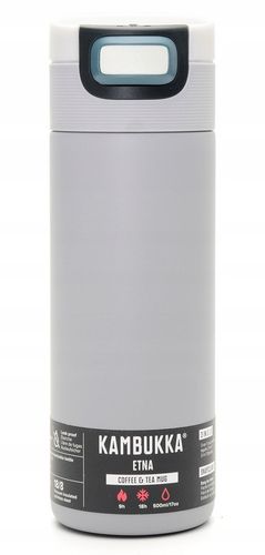 Kubek termiczny Kambukka Etna 500 ml szary - Uncertain Grey na Arena.pl