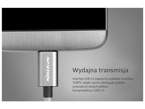 Nillkin Kabel Elite USB-C Typ C Grey na Arena.pl