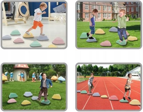 KAMIENIE RZECZNE DYSKI BALANSUJĄCE TRENING RÓWNOWAGI ŚCIEŻKA SENSORYCZNA na Arena.pl