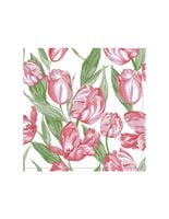 Serwetki papierowe kwiaty tulipany, 20 szt.