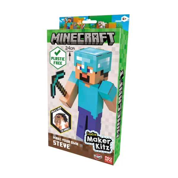 Minecraft zbuduj figurkę Steve`a zdjęcie 1