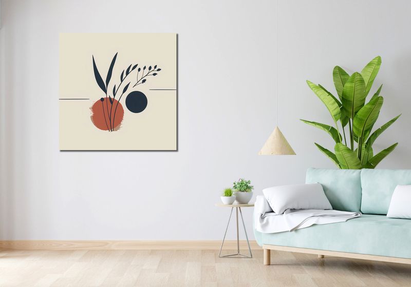 Obraz 90x90cm Botaniczna Barwa zdjęcie 2