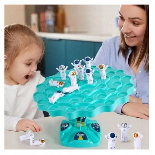 GRA ZRĘCZNOŚCIOWA BALANSUJĄCY ASTRONAUCI 60 Elementów Dla Dzieci i Rodziny na Arena.pl