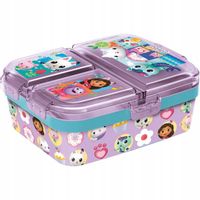 ŚNIADANIÓWKA LUNCHBOX KOCI DOMEK GABI XL Z PRZEGRODAMI
