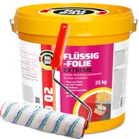 Zestaw Wałek Malarski 25cm + Folia w Płynie HALBAU D02 - 25kg