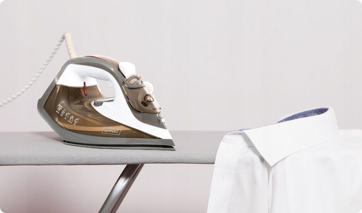 Żelazko parowe Kernau KSSI 2201 C 2200W Anti-Calc Stopa ceramiczna Titanum zdjęcie 2