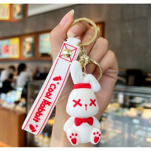 brelok do kluczy biały królik brl209 na Arena.pl