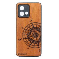 Drewniane Etui Bewood do Motorola G84 5G TRAVELER MERBAU