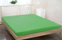 Prześcieradło frotte z gumką 200x220 zielony GRUBE