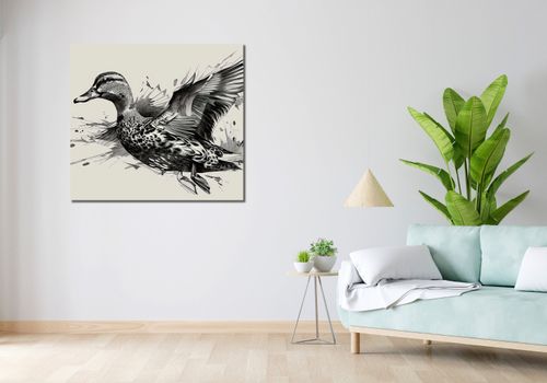 Obraz 100x90cm Gracja Kaczki w Locie na Arena.pl