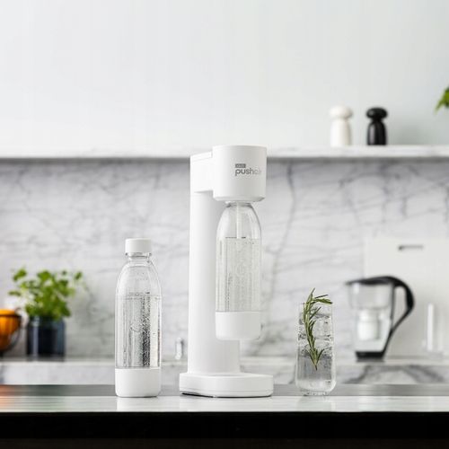 Saturator do wody Dafi PushAir + 2 x butelka 0,7 L + nabój CO2 zestaw na Arena.pl