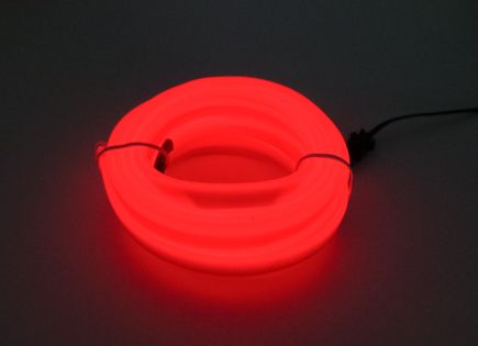 Światłowód EL WIRE Ambient Taśma LED 5m czerwony
