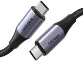 Kabel Ugreen USB typ C - USB typ C 1 m czarny