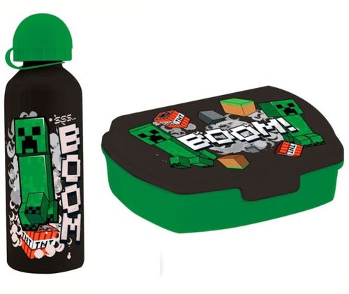 Bidon + Śniadaniówka MINECRAFT Zestaw na Arena.pl