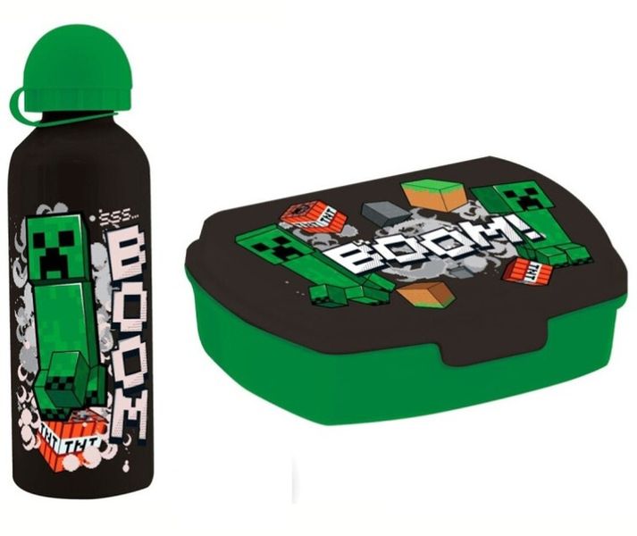 Bidon + Śniadaniówka MINECRAFT Zestaw zdjęcie 2