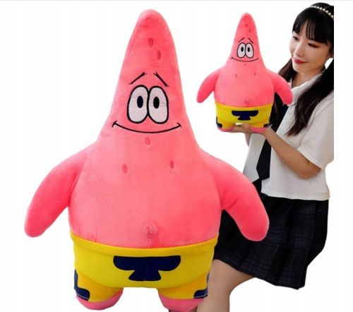 Spongebob Patryk Rozgwiazda Maskotka Pluszowa Duża Zabawka 33 cm na Arena.pl