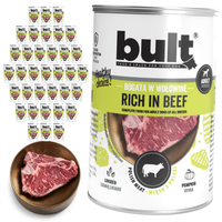 BULT mokra karma dla psa Wołowina puszka 48x400g