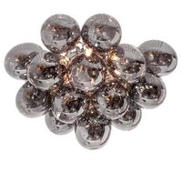 Przydymiona lampa sufitowa Gross 4200990-4505 By Rydens sypialniana kulki