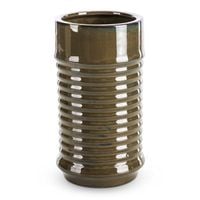 Wazon z glinki ceramicznej SAMI 15X15X26 brązowy