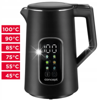 CZAJNIK ELEKTRYCZNY z regulacją temperatury 1,7L Cool touch 45-100 °C 2200W