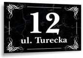 Tabliczka Tablica ADRESOWA ALUMINIOWA Numer domu posesji cyfry ulica 40x30