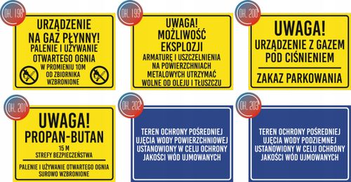 Tablica orientacyjna dla zasuwy na połączeniu grawer piktogram 20x15 cm na Arena.pl