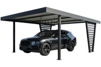 Carport V PREMIUM 4,5x5,5m Wypełnienie panelami Wiata samochodowa TS1255