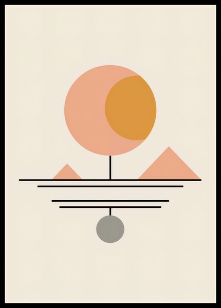 Plakat 42x59,4cm Geometryczna Utopia zdjęcie 2