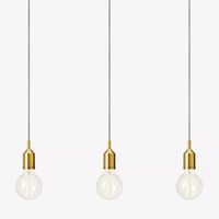 Wisząca lampa BRONX 108097 Markslojd metalowa loftowe oprawki mosiądz