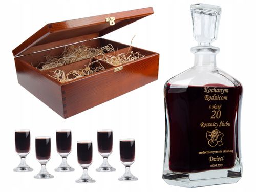 Prezent URODZINY Dla Taty Mamy Brata Dziadka Babci Karafka na Arena.pl