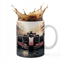 KUBEK CERAMICZNY 330ML DRUK - BOLID F1 WYŚCIGI SPORT