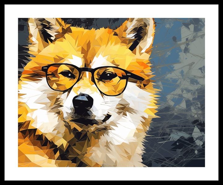 Plakat 50x40cm Intelektualny Psiak zdjęcie 3