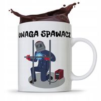 Kubek Prezent Dla Spawacza Uwaga Spawacz Z Nadrukiem Ze Zdjęciem