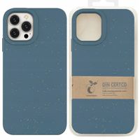 eco case etui iphone 14 plus silikonowy degradowalny pokrowiec granatowe