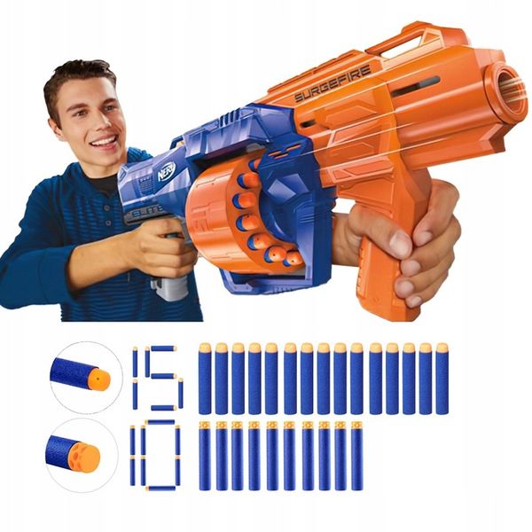 NERF N-STRIKE ELITE SURGEFIRE E0011 MEGASZYBKI zdjęcie 1