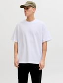 Jack&Jones koszulka t-shirt JJEBARRON TEE SS O-NECK NOOS 12298906 WHITE M