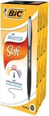 długopis bic atlantis  soft czarny a'12 7582