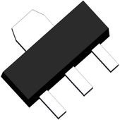 D882 2SD882 tranzystor mocy NPN 30V 3A SMD SOT89