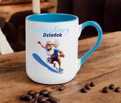 KUBEK Z NADRUKIEM ŚMIESZNY PREZENT DZIEŃ DZIADKA URODZINY IMIENINY DZIADEK na Arena.pl
