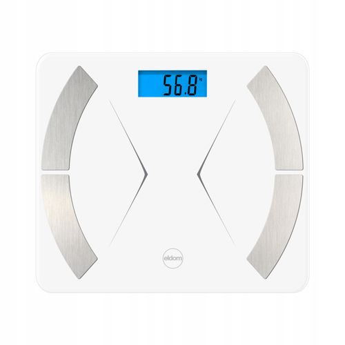 Inteligentna waga łazienkowa bluetooth Eldom TWO500 biała na Arena.pl