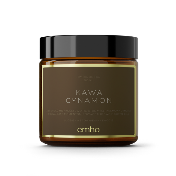 Świeca sojowa KAWA CYNAMON zdjęcie 1
