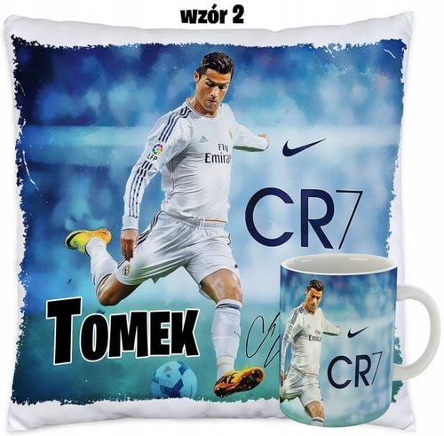Kubek i Poduszka dla fana CRISTIANO RONALDO CR7 na Arena.pl