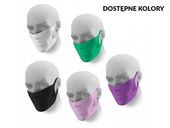 Maska ochronna wielorazowa Antywirusowa Dwuwarstwowa Fioletowa 1 szt. - Maseczka