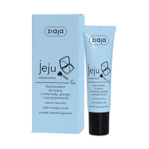 ZIAJA JEJU FLUID- KOREKTOR DO TWARZY 30 ML zdjęcie 1