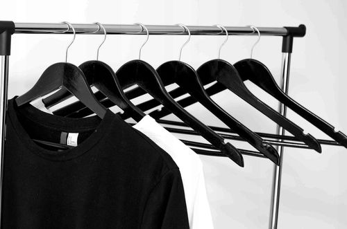 WIESZAK NA UBRANIA DREWNIANY CZARNY WIESZAKI UBRANIOWE KOMPLET LOFT na Arena.pl