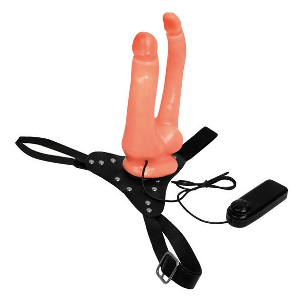 BAILE - JESSICA Double Strap-on Vibrating zdjęcie 6